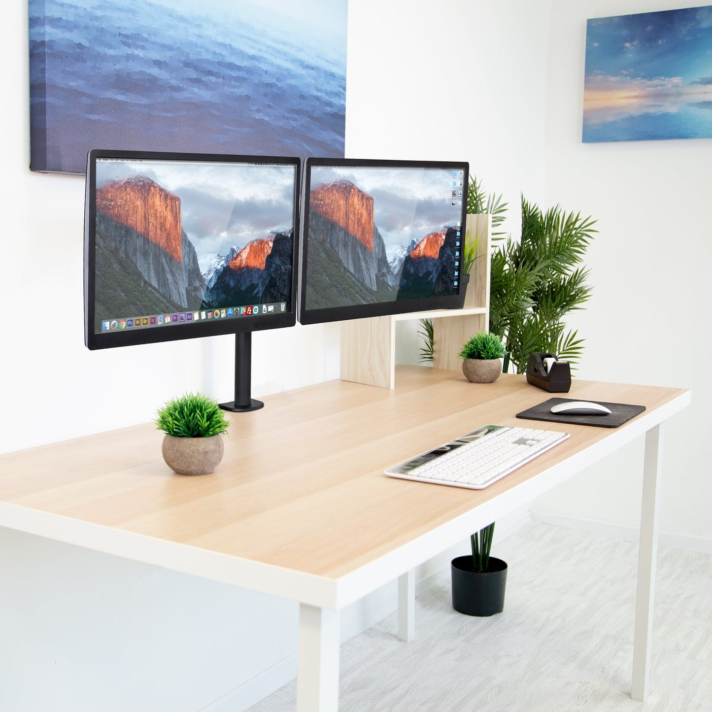 visually pleasing desk