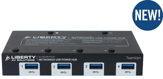 TeamUp+ Series 4 +1 Port Powered USB 3.0 Hub w/Control & Client Switching Capability