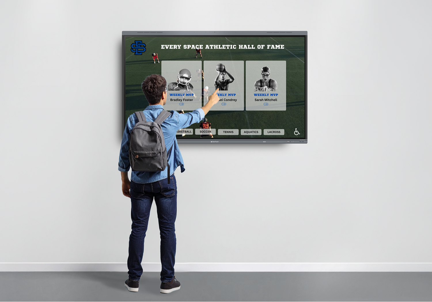 Basic Classic hall of fame installation 