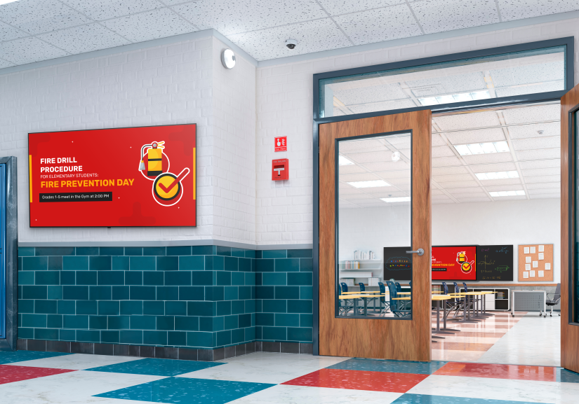 NIO School display for school digital signage