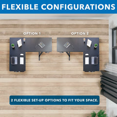 flexible set up options for every space