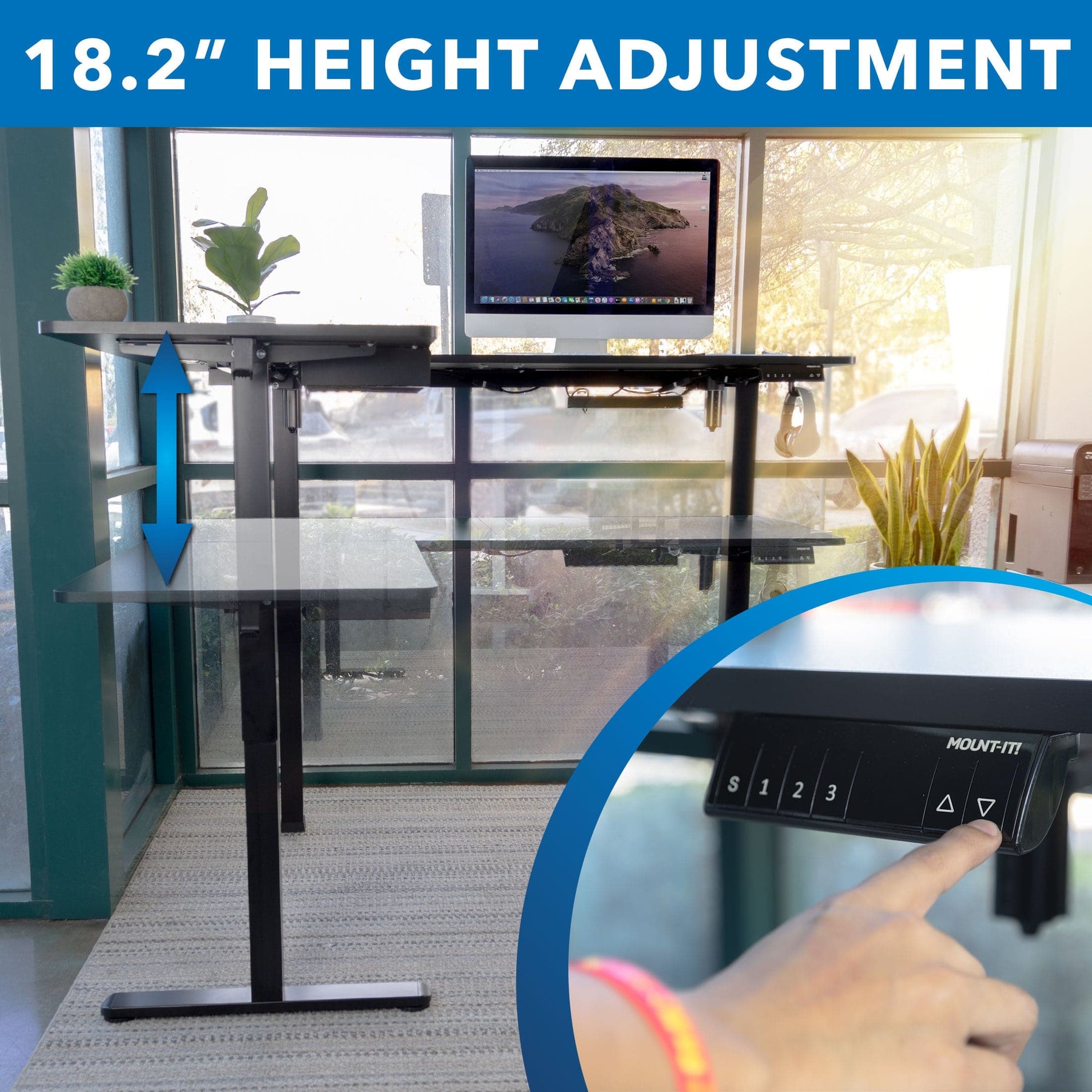 18.2" height adjustment