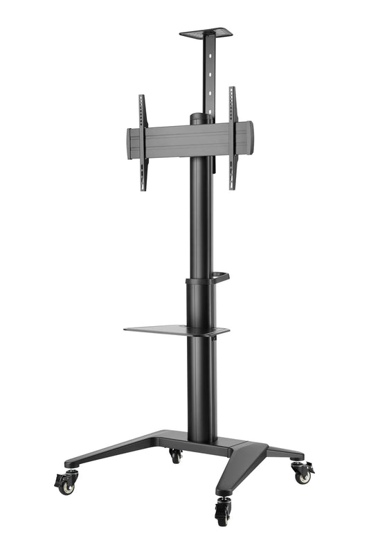Height Adjustable AV Cart with Rotating Mount