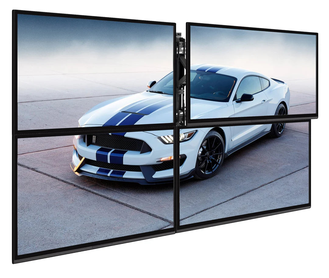XYZ Micro-Adjustable Push-In, Pop-Out Video Wall Mount