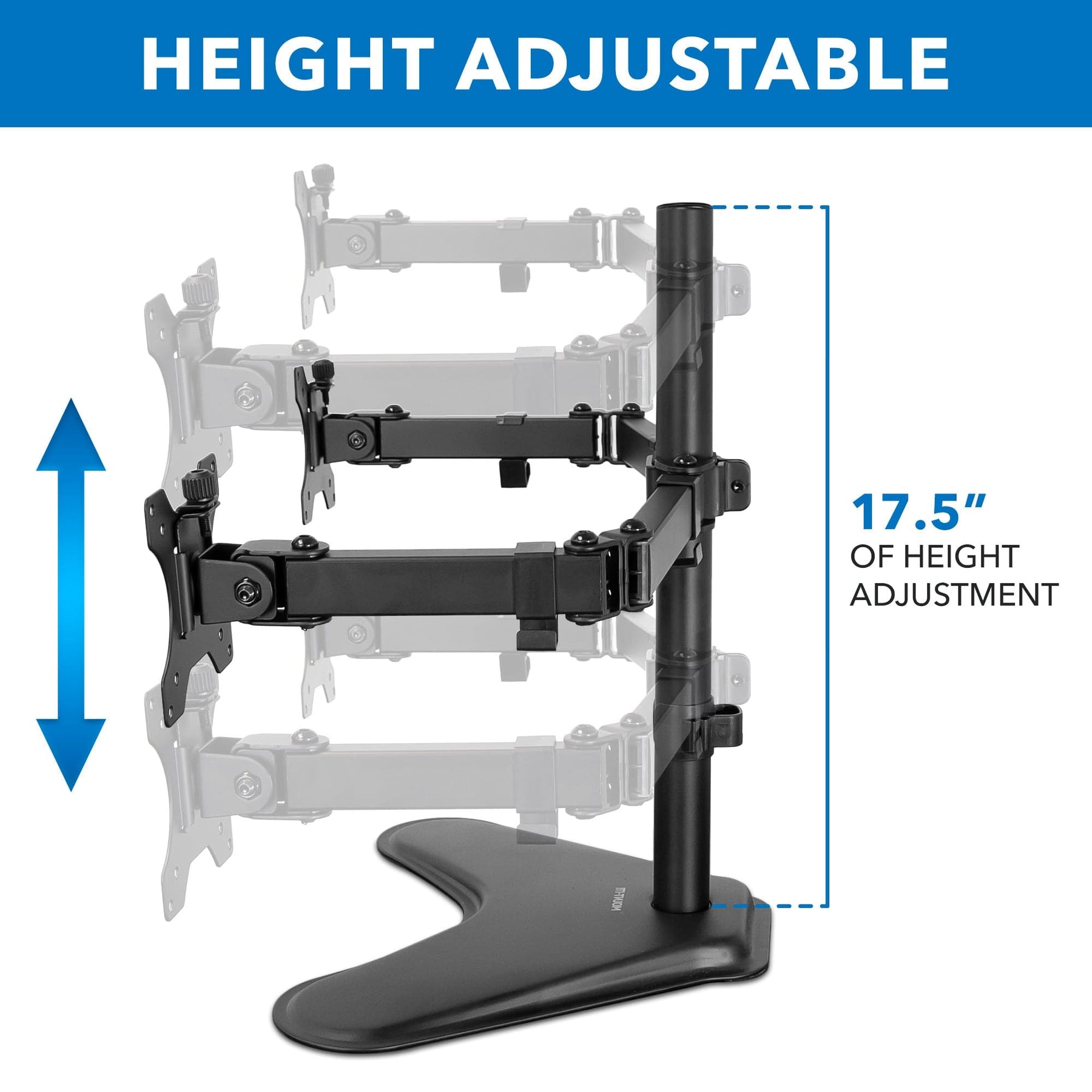 Dual Monitor Desk Stand