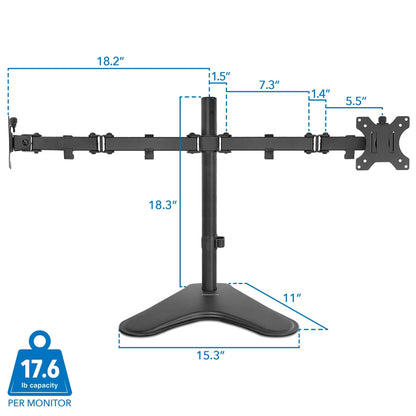 Dual Monitor Desk Stand