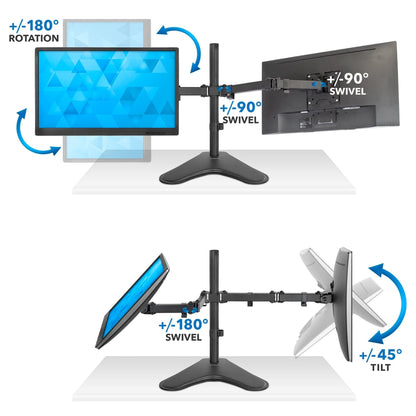 Dual Monitor Desk Stand