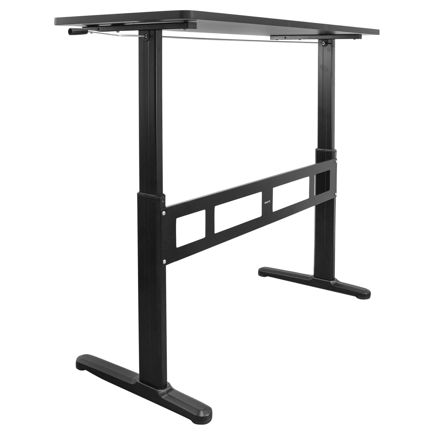 Hand Crank Standing Desk with 55" Tabletop