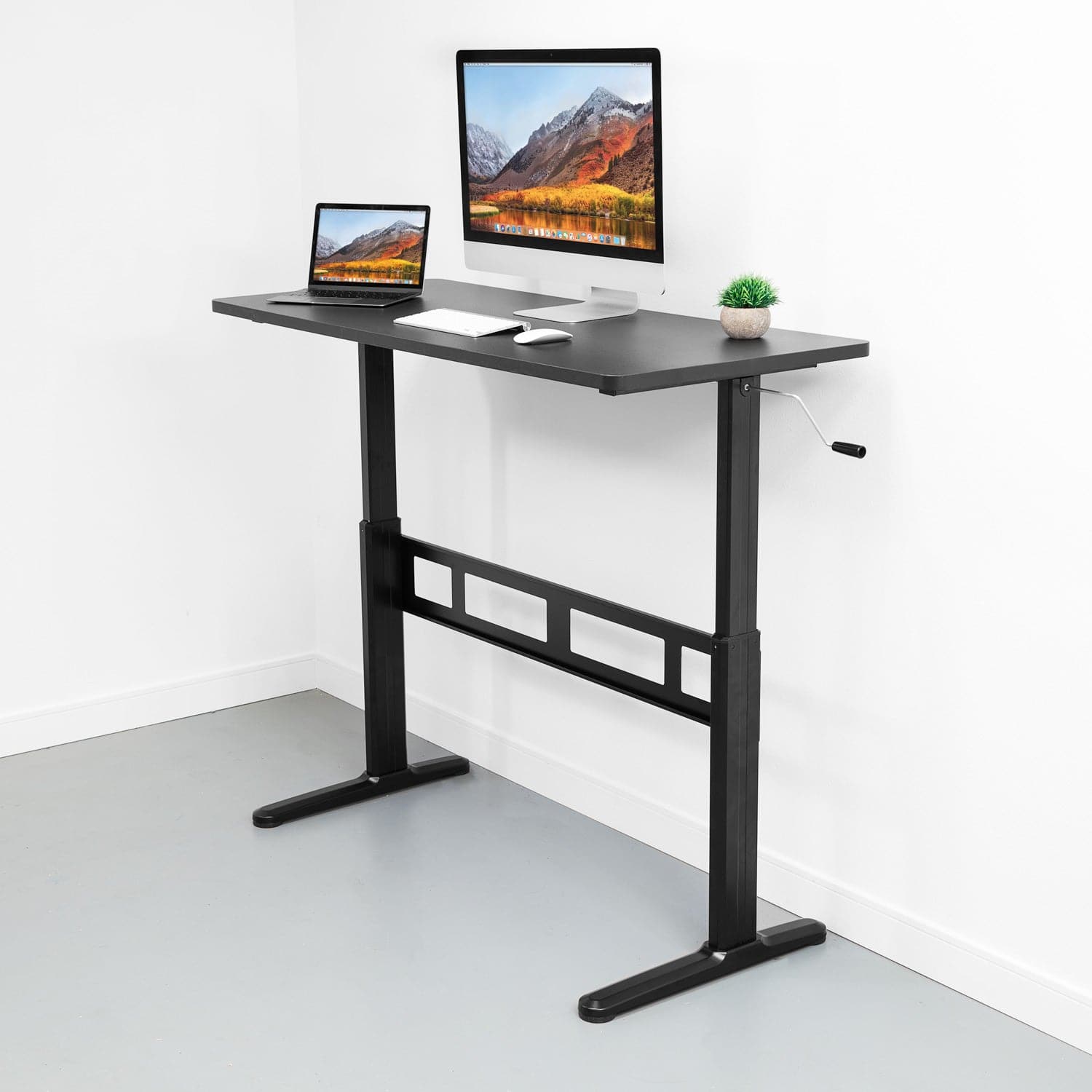 desk all in one sit or stand