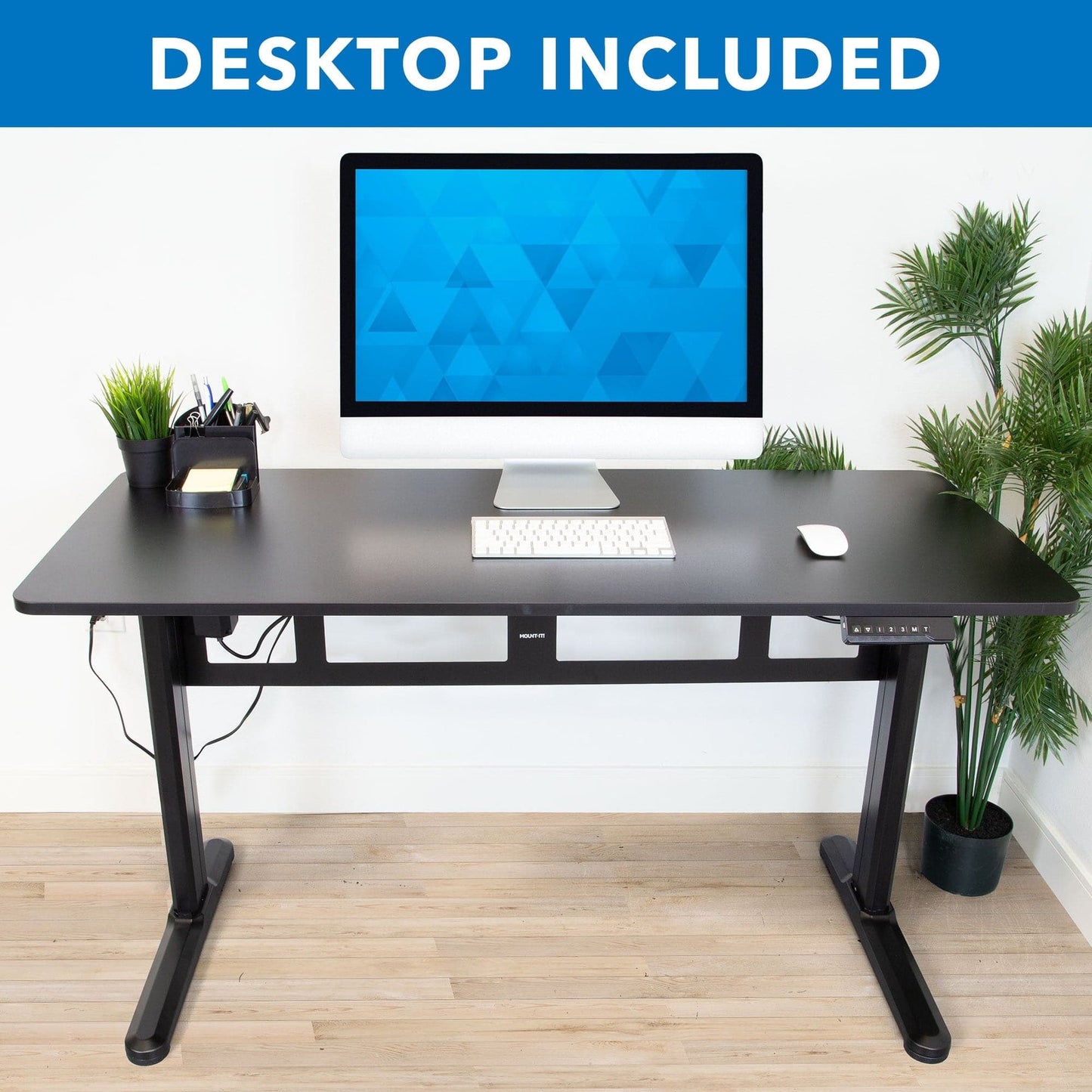 Electric Standing Desk with 55" Tabletop