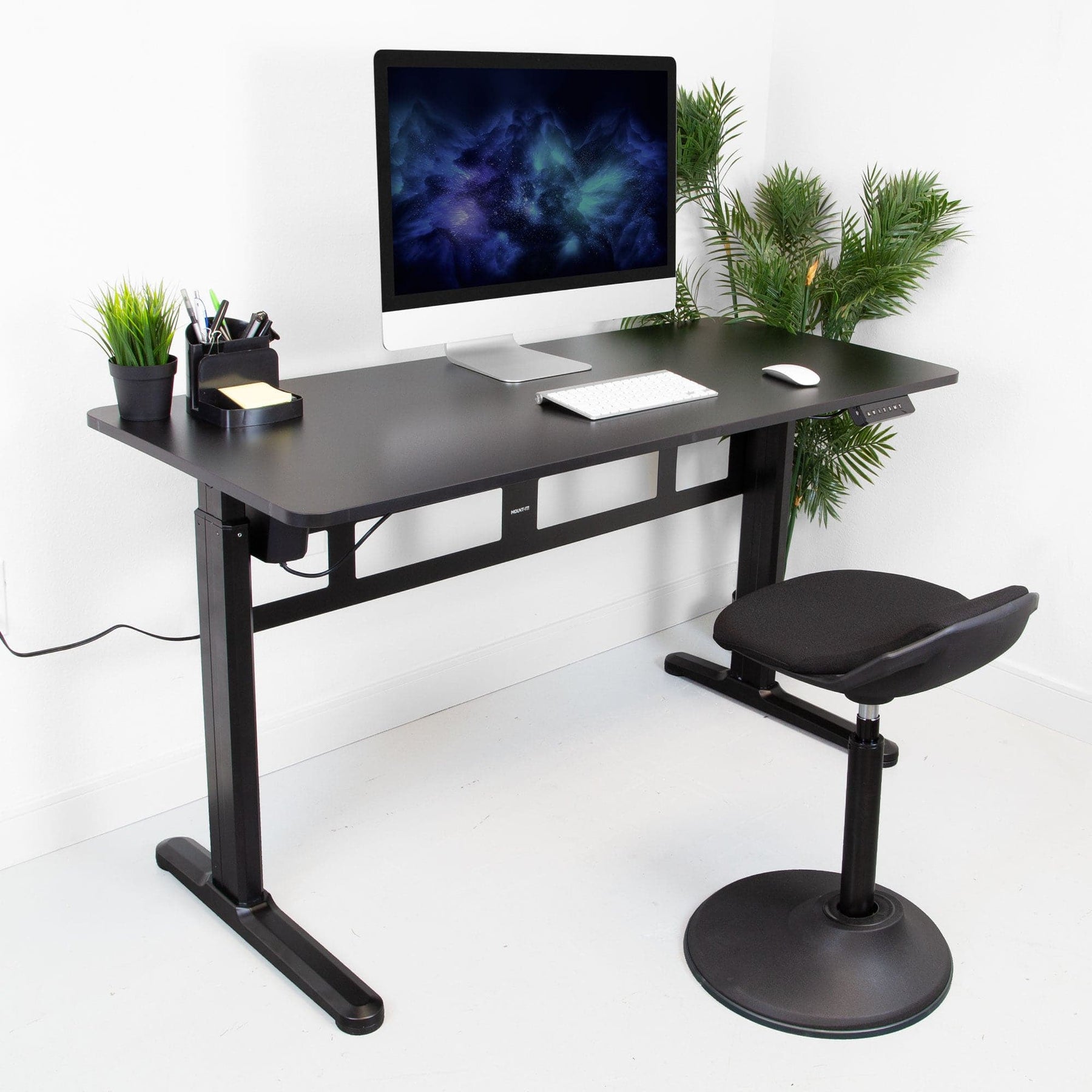 ergonomic desk setup