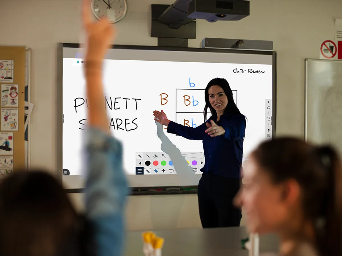 Next hub upgraded Projector in classroom 