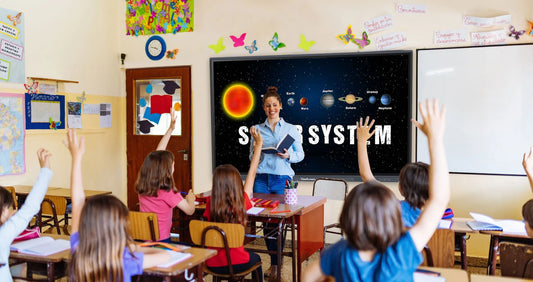 K12 classroom with interactive OneScreen Board