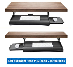 Under Desk Keyboard Drawer with Mouse Platform