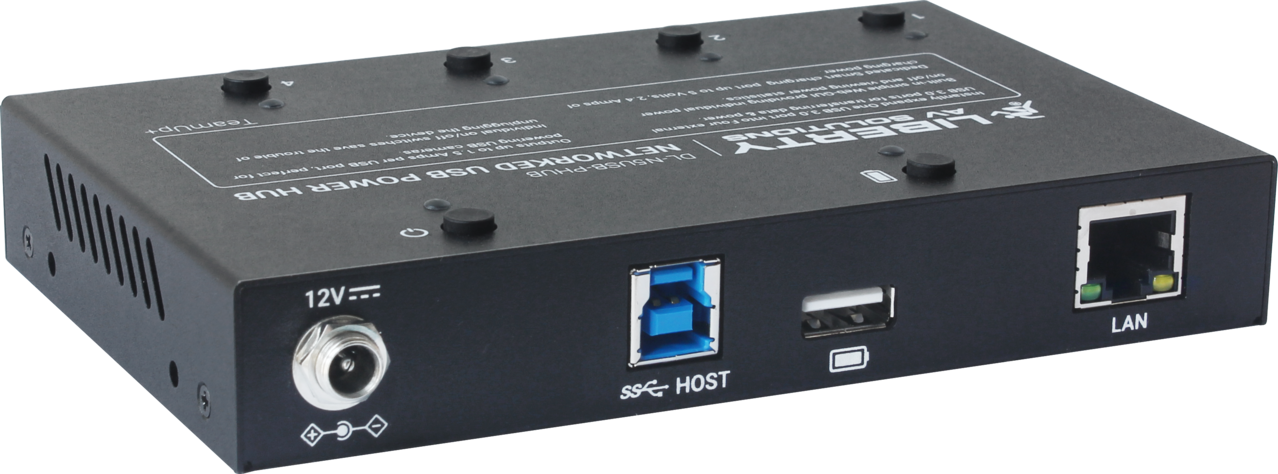 TeamUp+ Series 4 +1 Port Powered USB 3.0 Hub w/Control & Client Switching Capability