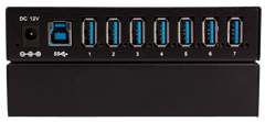 TeamUp+ Series 7 Port Powered USB 3.0 Commercial Hub