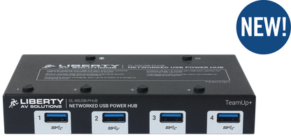 TeamUp+ Series 4 +1 Port Powered USB 3.0 Hub w/Control & Client Switching Capability