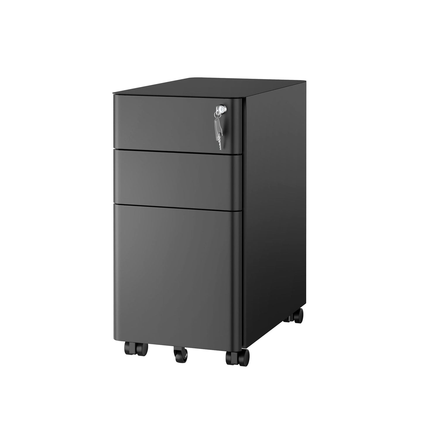 slim rolling file cabinet